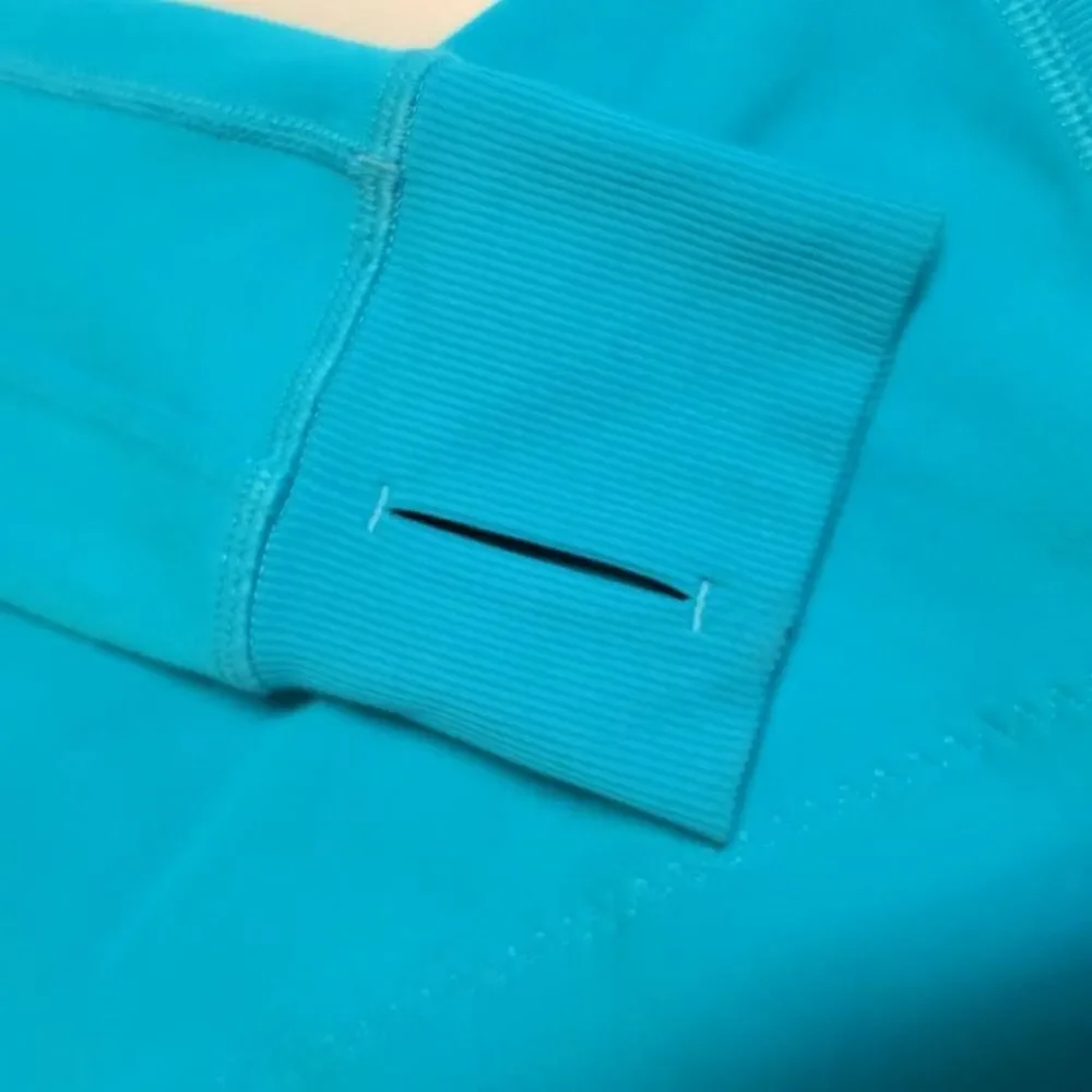 Lululemon Nice Asana Jacket Size 8 Turquoise